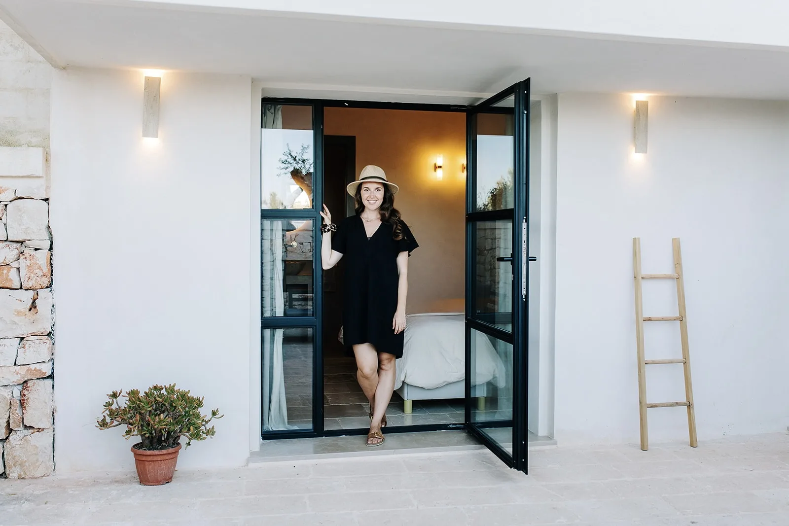 The doorway where guests are welcomed